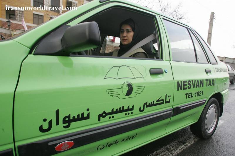iran-transportaion-Taxis-for-women